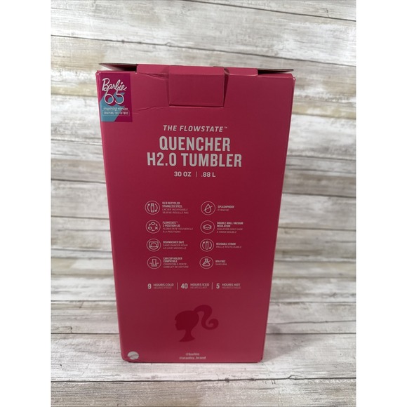 Barbie x Stanley Icon Quencher 30oz Barbie Icon Tumbler Brand New In Box - Picture 3 of 5